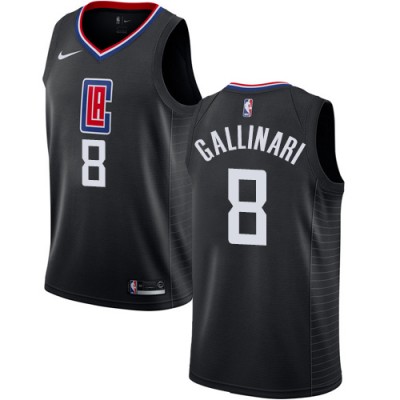 Nike Los Angeles Clippers #8 Danilo Gallinari Black Youth NBA Swingman Statement Edition Jersey